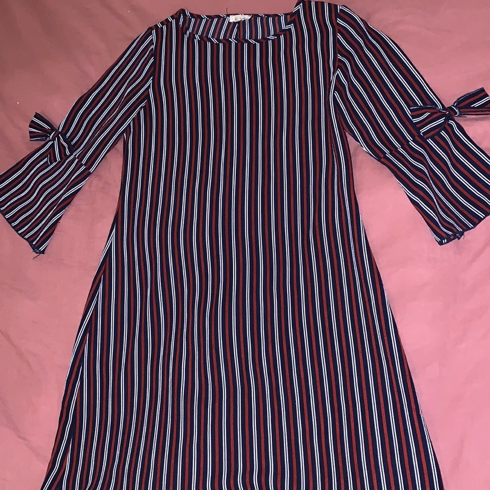 Olivia Matthew’s Striped Dress